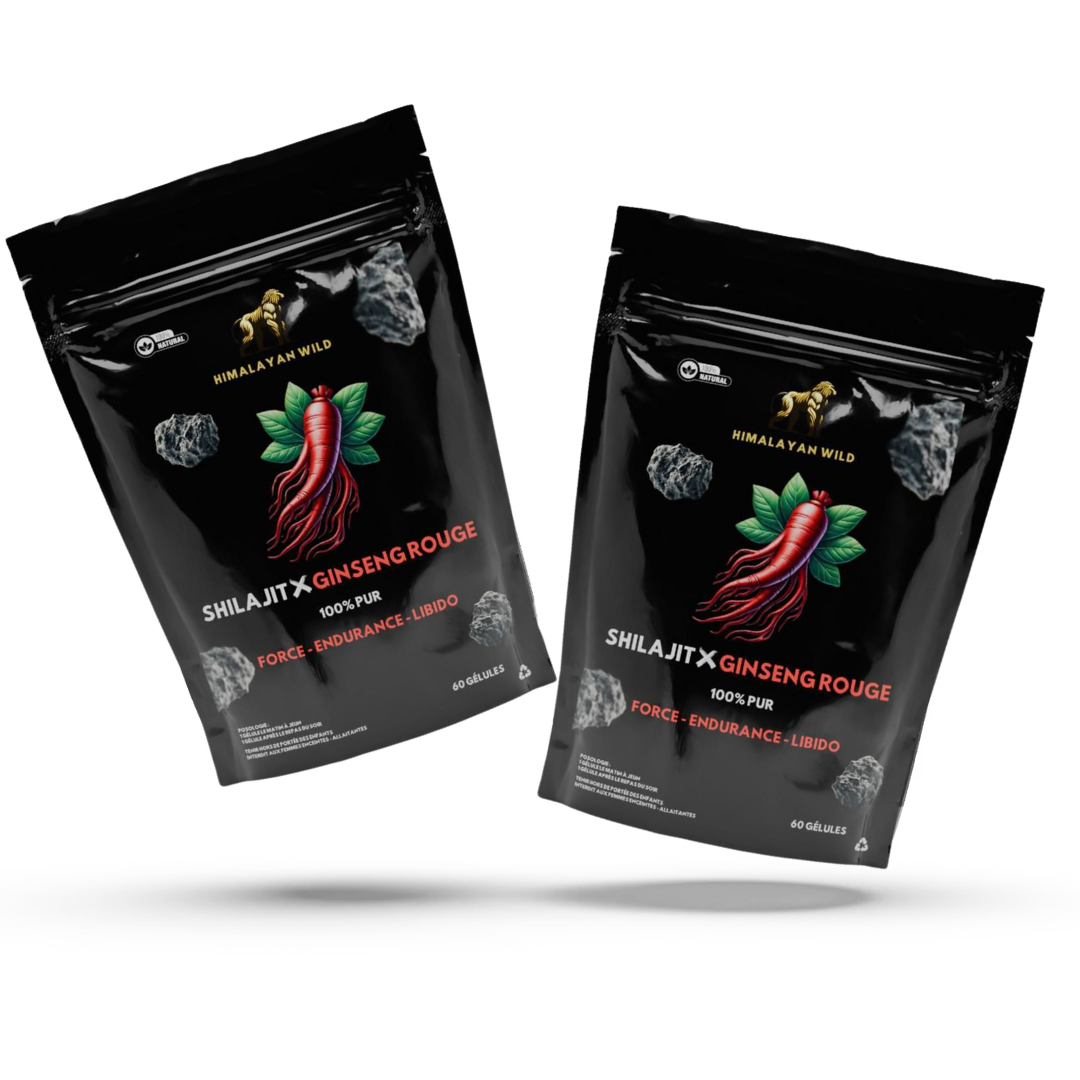 GELULES SHILAJIT X GINSENG ROUGE Corée